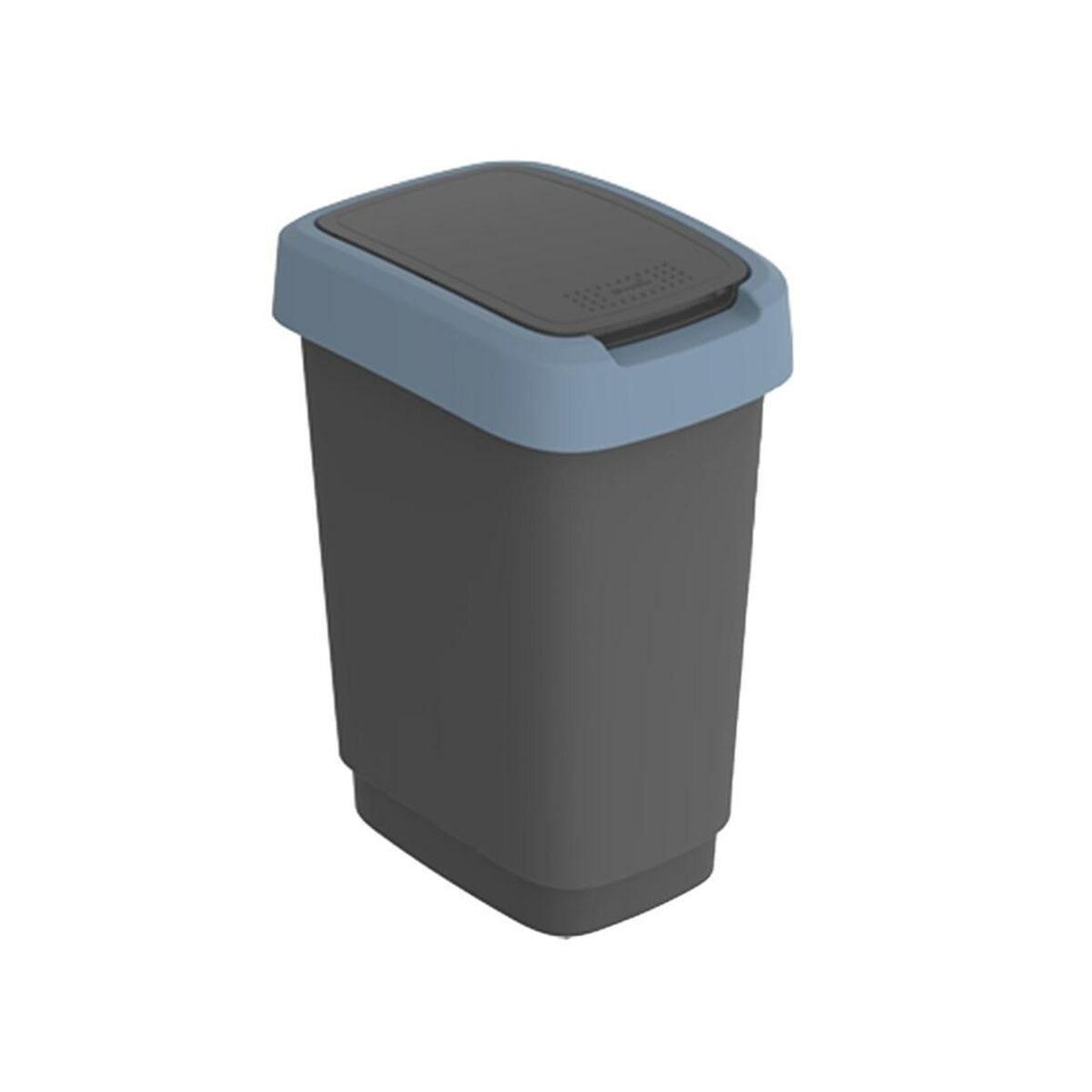 Caixote do lixo Rotho Twist Blue Azul Plástico 25 L