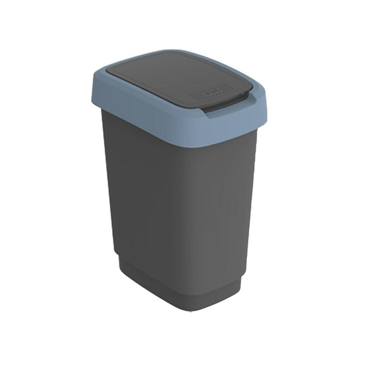 Caixote do lixo Rotho Twist Blue Azul Plástico 50 L