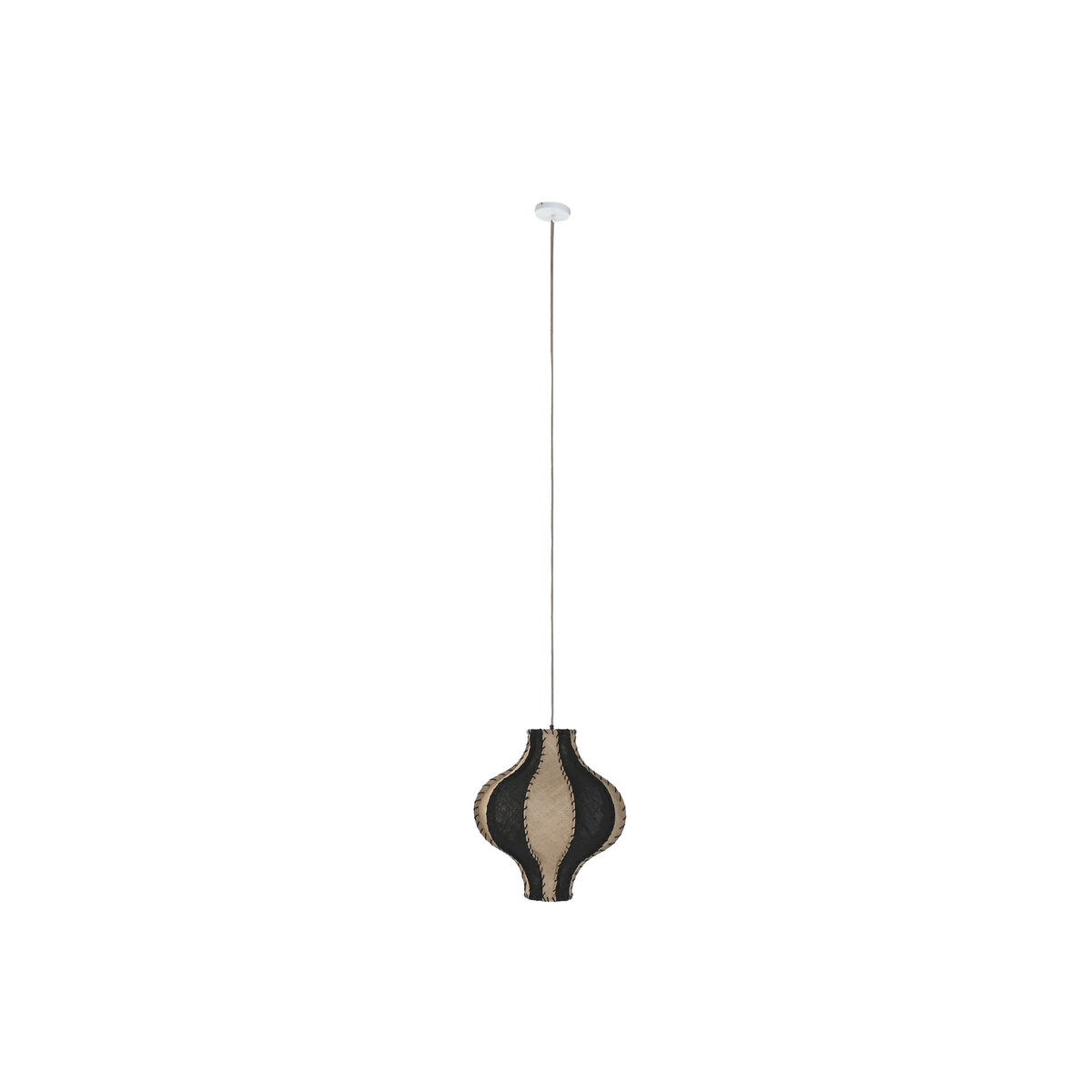 Candeeiro de teto Home ESPRIT Duas cores Juta Corda Ferro 25 W 50 x 50 x 54 cm