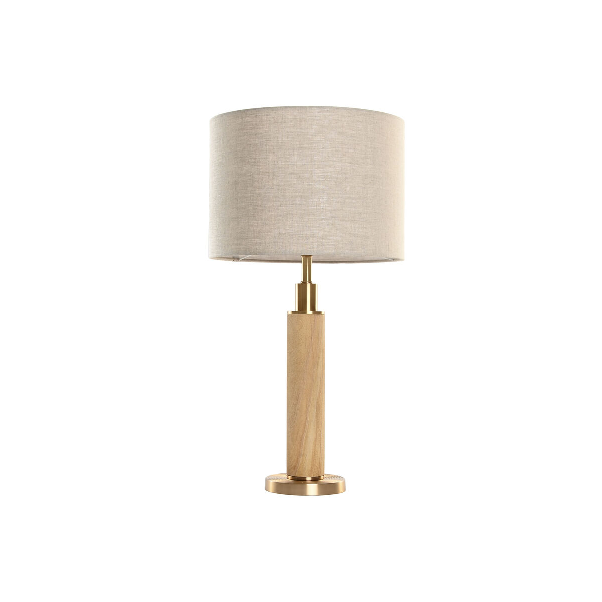Lâmpada de mesa Home ESPRIT Bege Dourado 50 W 220 V