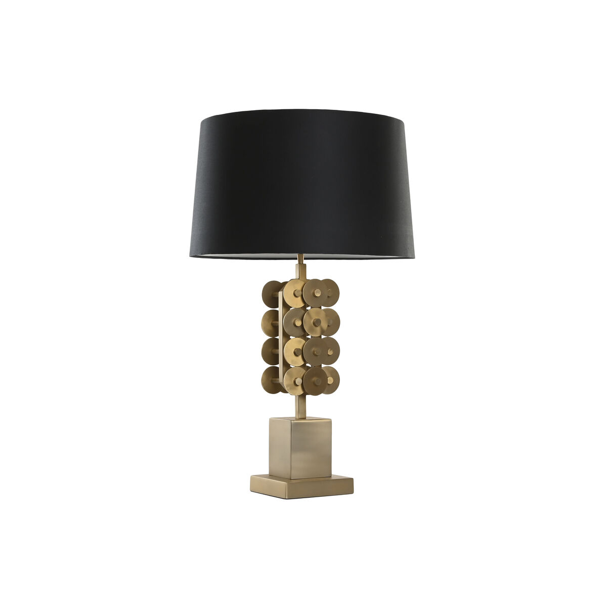 Lâmpada de mesa Home ESPRIT Preto Dourado 50 W 220 V