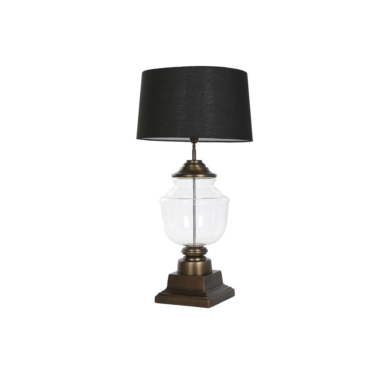 Lâmpada de mesa Home ESPRIT Preto Bronze 50 W 220 V