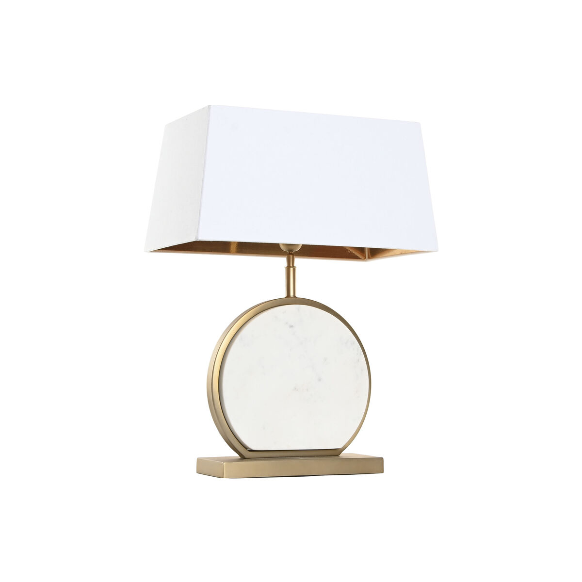 Lâmpada de mesa Home ESPRIT Branco Dourado 50 W 220 V