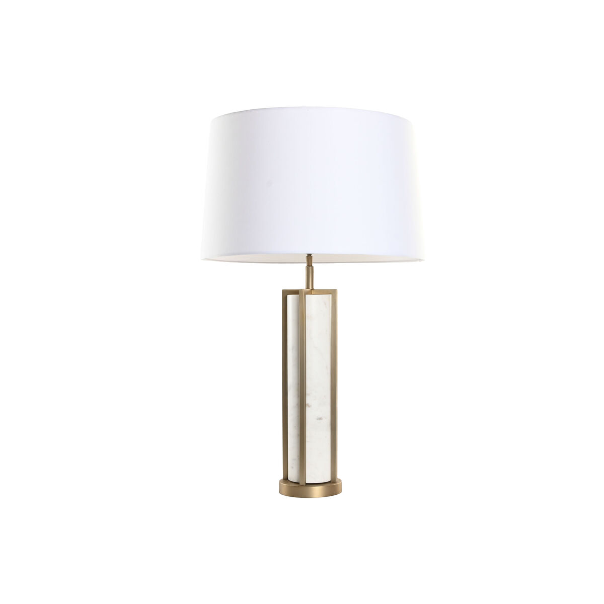 Lâmpada de mesa Home ESPRIT Branco Bege Dourado 50 W 220 V