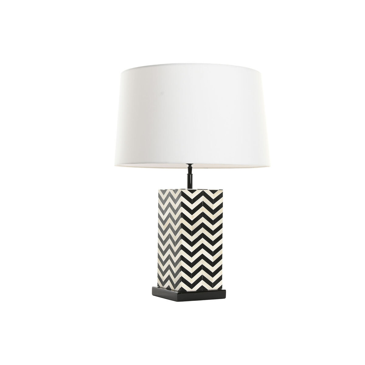 Lâmpada de mesa Home ESPRIT Branco Preto 50 W 220 V
