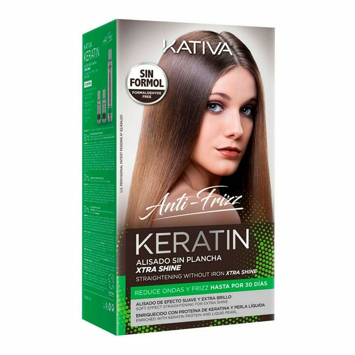 Conjunto de Alisamento Profissional Kativa Keratin Alisado