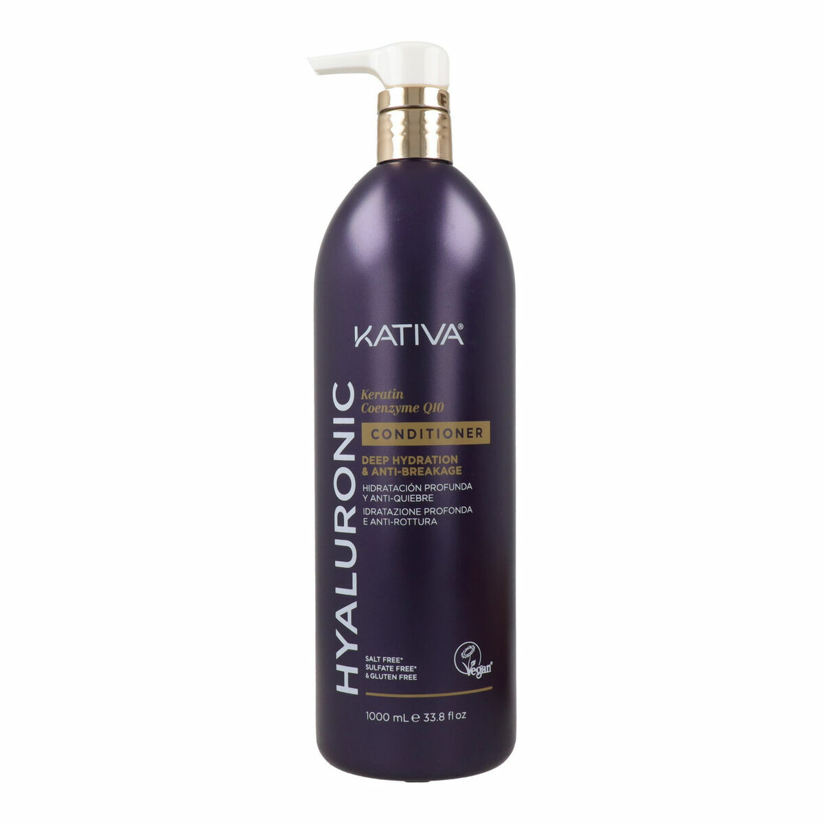 Champô + Condicionador Kativa Hyaluronic Keratin 1 L