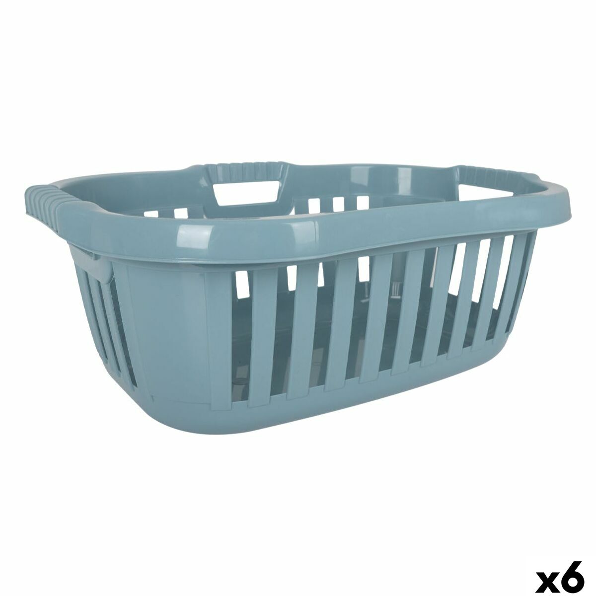 Cesto da Roupa Tontarelli Hipster Azul 50 L 66 x 44 x 25 cm (6 Unidades)