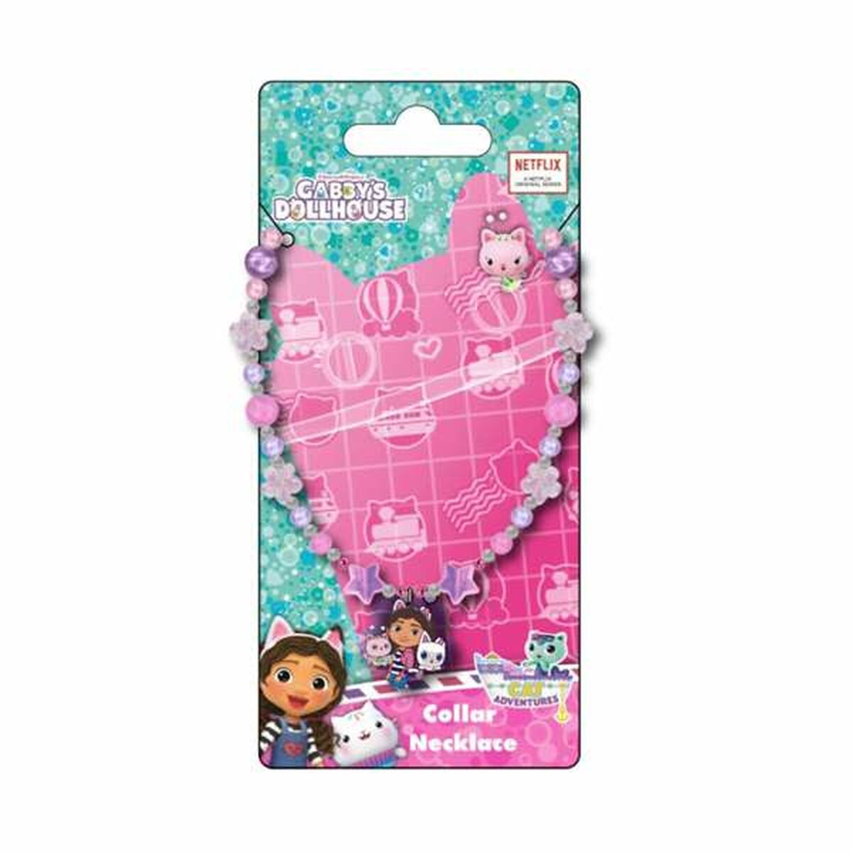 Colar de Menina Gabby's Dollhouse Cor de Rosa