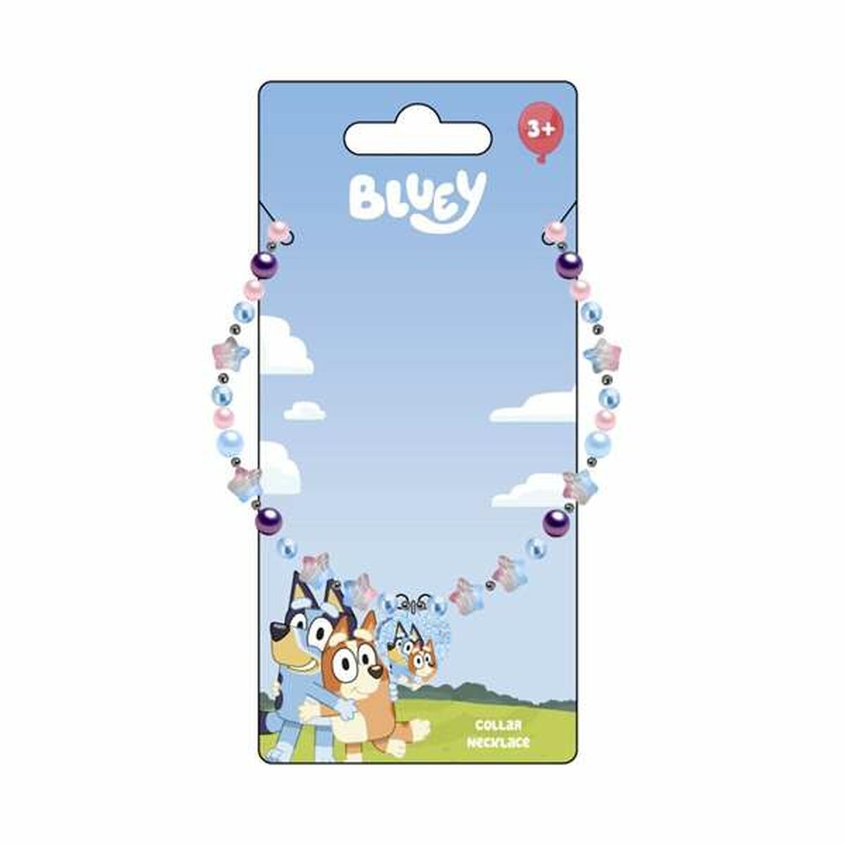 Colar de Menina Bluey Azul