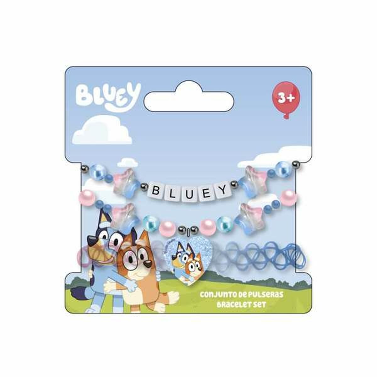 Pulseira de Menina Bluey Azul