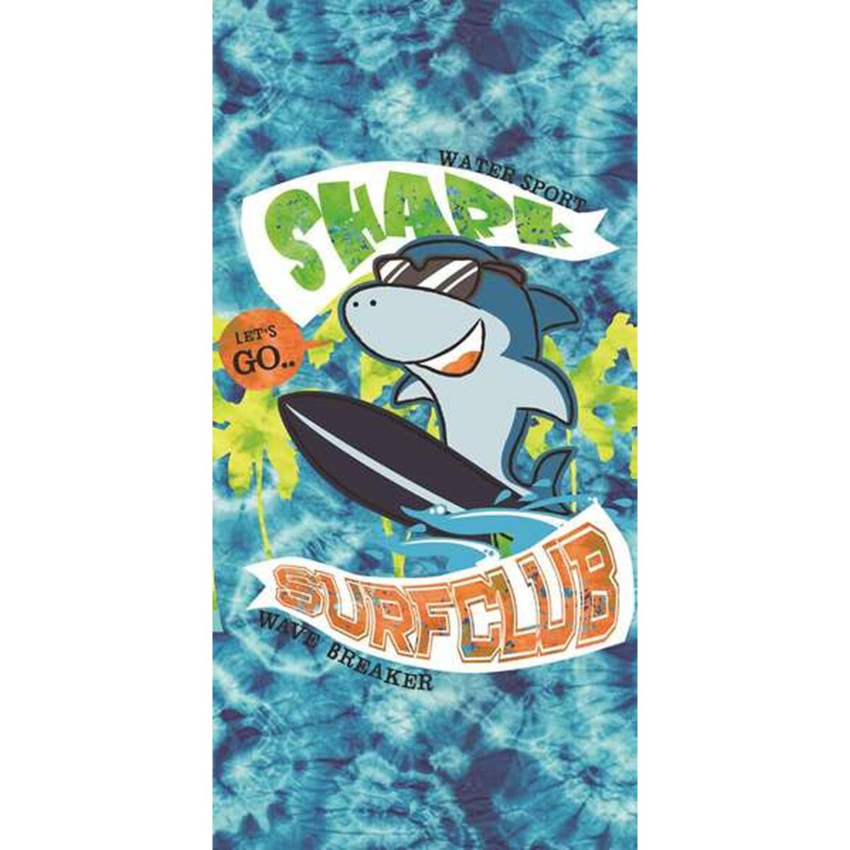 Toalha de Microfibra Secaneta Sharklub 75 x 150 cm