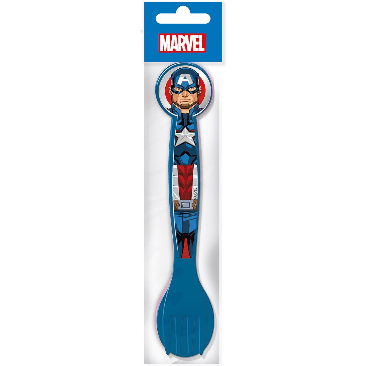 Conjunto de Talheres The Avengers CZ11397 Multicolor Plástico 2 Peças