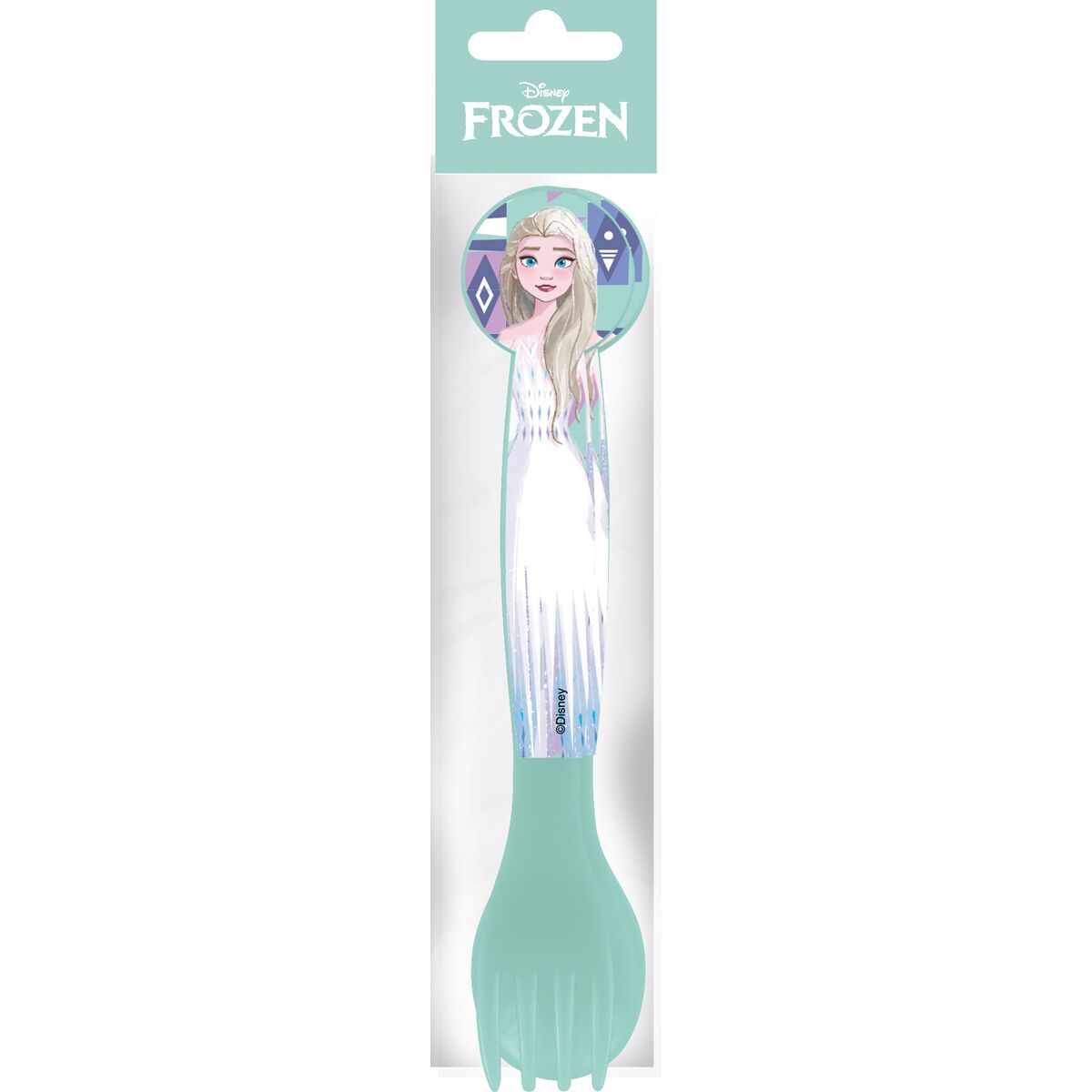 Conjunto de Talheres Frozen CZ11399 Multicolor Plástico 2 Peças