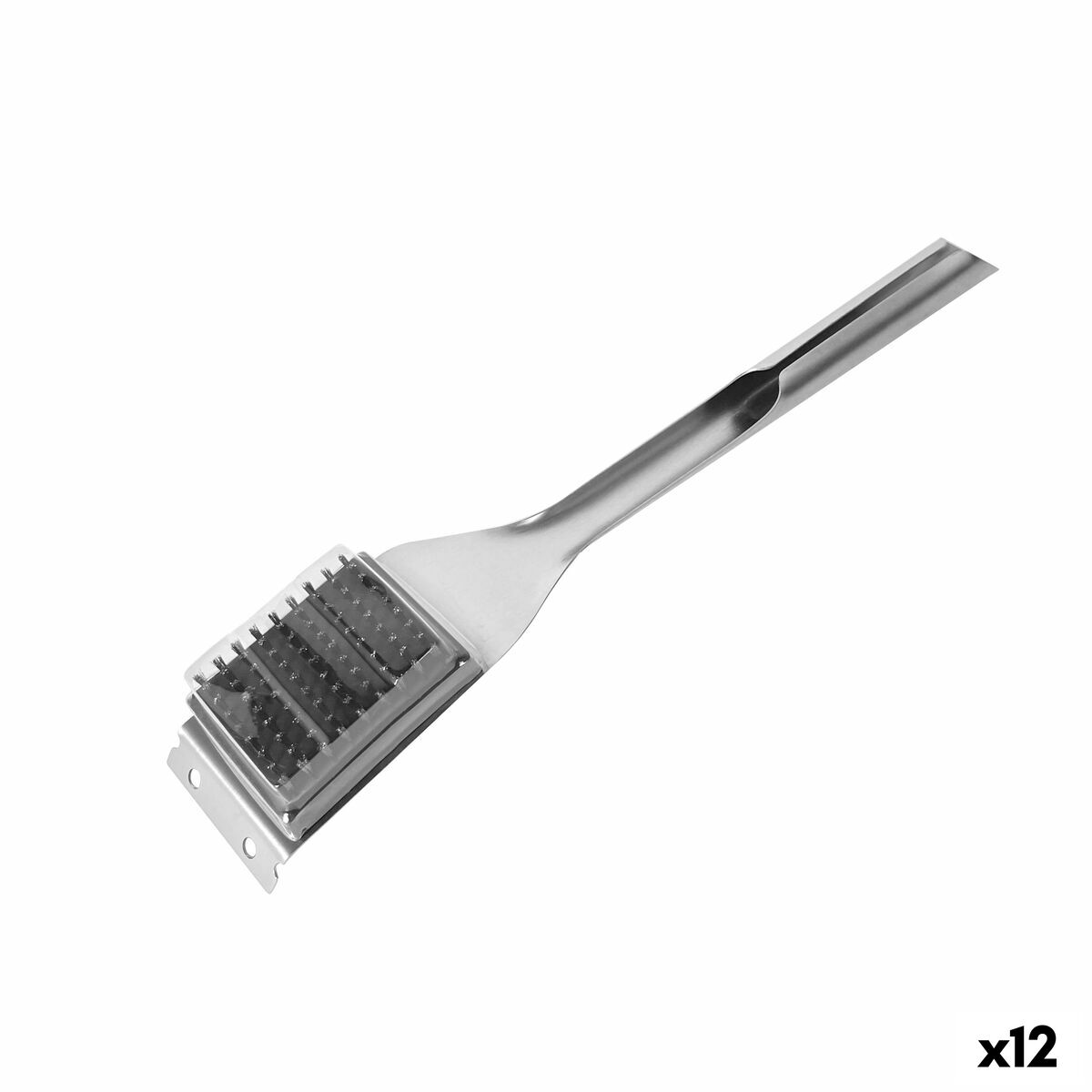 Escova de Limpeza para Grelhadores Algon 44 x 6,5 x 4,5 cm Aço (12 Unidades)