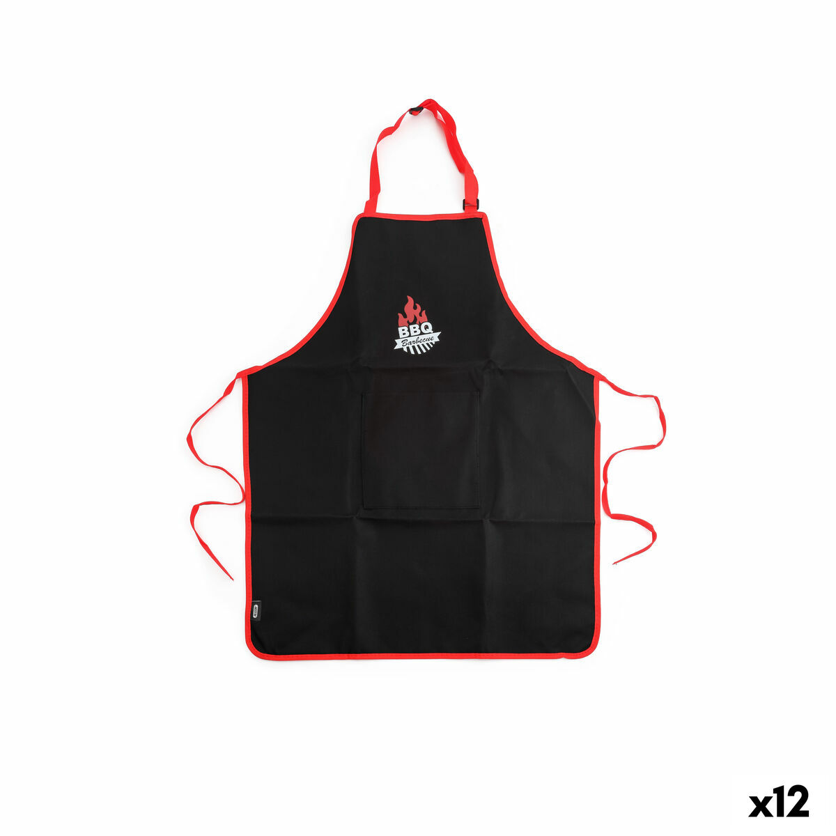 Avental Algon 61 x 75,5 cm Preto Churrasco