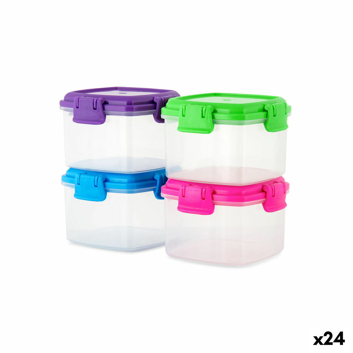 Conjunto de Lancheiras Privilege 65 ml Mini 4 Peças (24 Unidades)