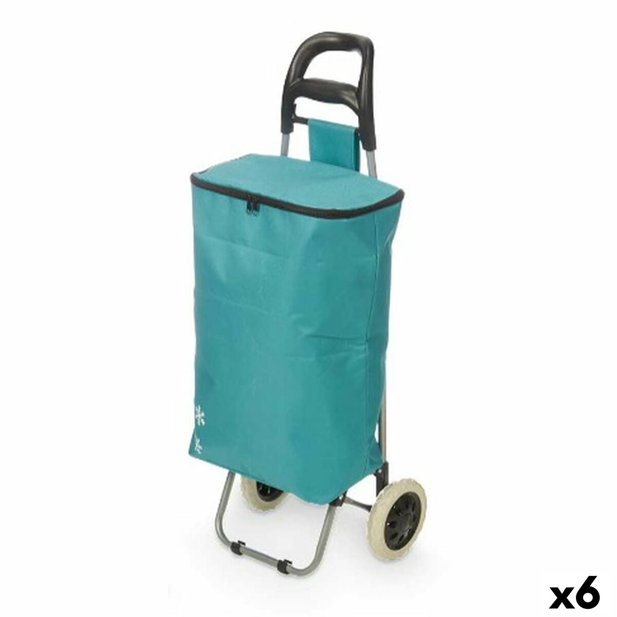 Carro de Compras Kinvara Turquesa 32 L 94 x 9 x 34,5 cm (6 Unidades)