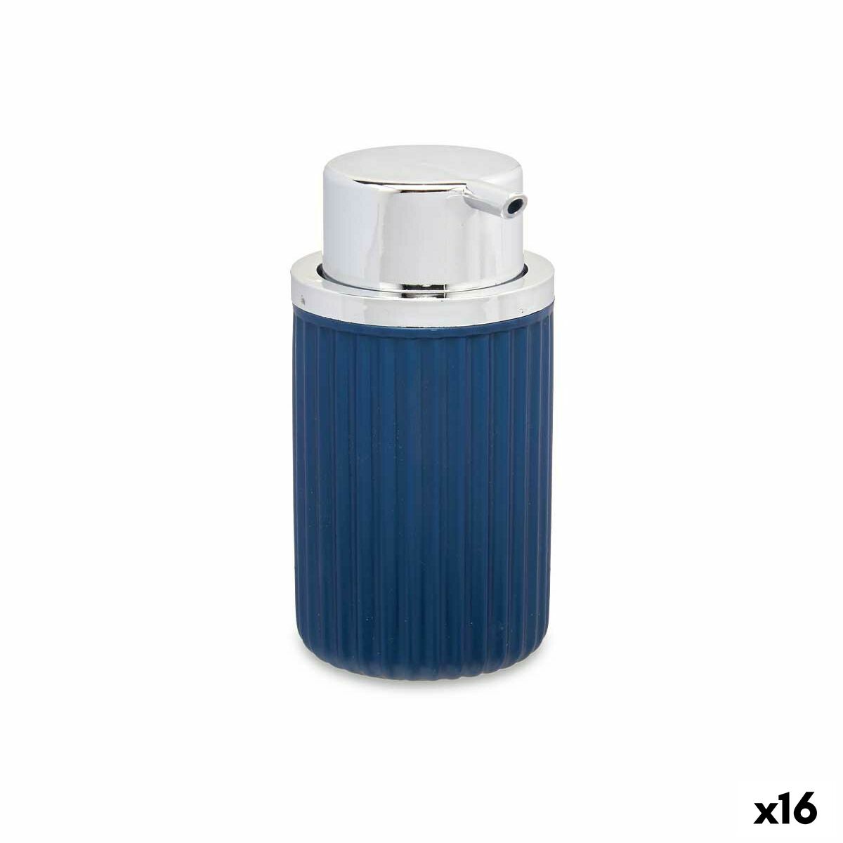 Dispensador de Sabão Berilo Azul Plástico 420 ml 7 x 14,5 x 8,5 cm (16 Unidades)