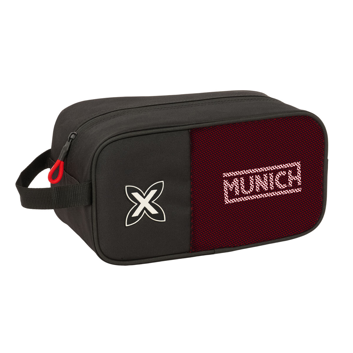 Bolsa para Sapatos de Viagem Munich Vulcan Preto 29 x 15 x 14 cm