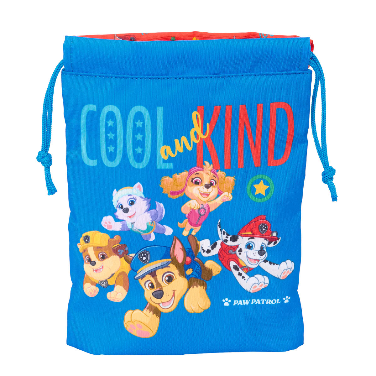 Bolsinha de Merenda The Paw Patrol Cool Azul Vermelho