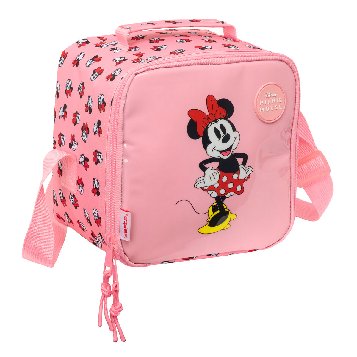 Porta-merendas Térmico Minnie Mouse Beach Cor de Rosa 20 x 20 x 15 cm