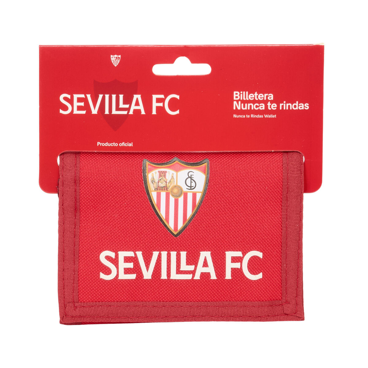 Carteira Sevilla Fútbol Club Vermelho 12,5 x 9,5 x 1 cm