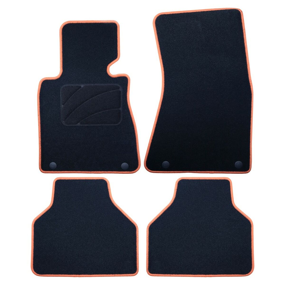 Conjunto de Tapetes de Carro OCC Motorsport OCCBW0015YE Bmw E65 Serie 7 Corto 5 Peças