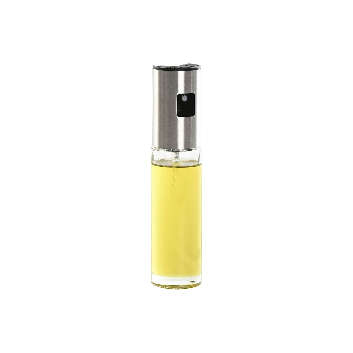 Galheteiro Home ESPRIT Transparente Aço inoxidável Cristal 100 ml 4 x 4 x 18,3 cm