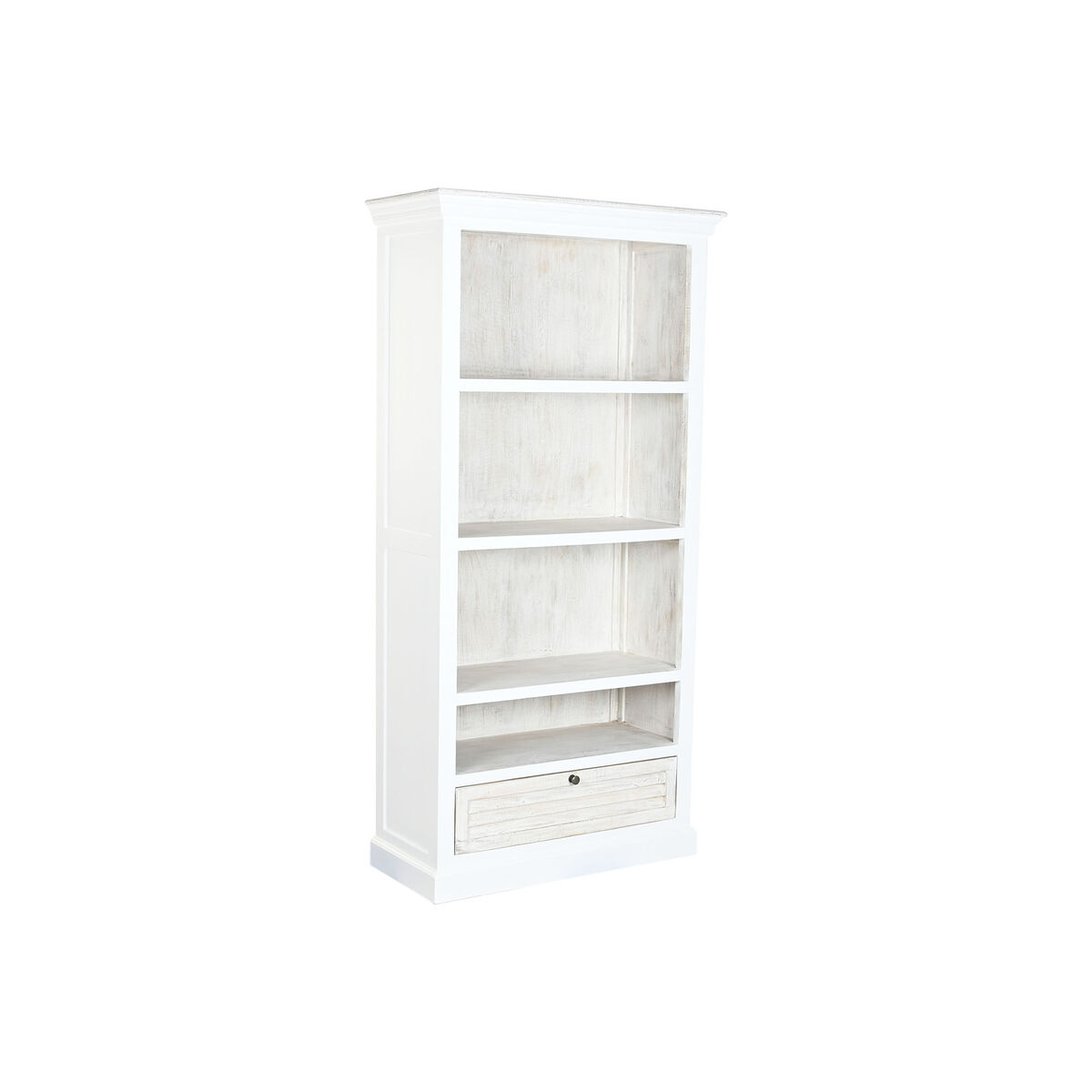 Estantes Home ESPRIT Branco Madeira de mangueira 90 x 40 x 180 cm