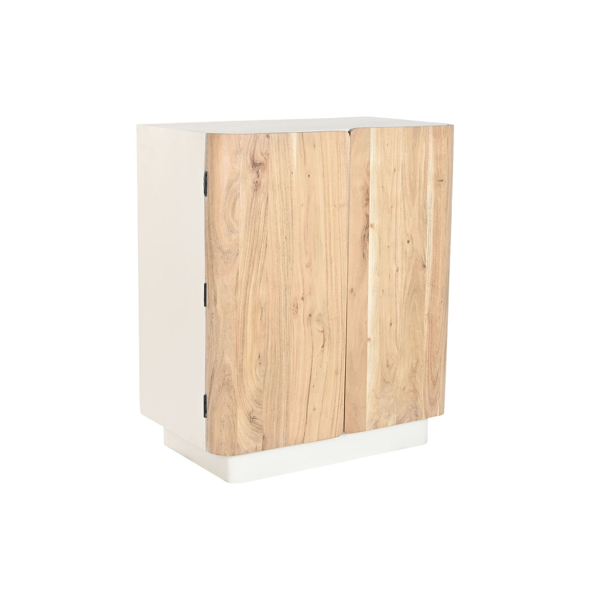Suporte para garrafas Home ESPRIT Branco Natural 85 x 50 x 100 cm