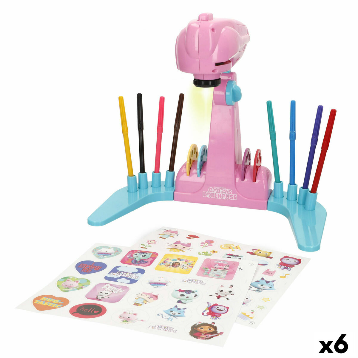 Conjunto de Desenho Gabby's Dollhouse (6 Unidades)