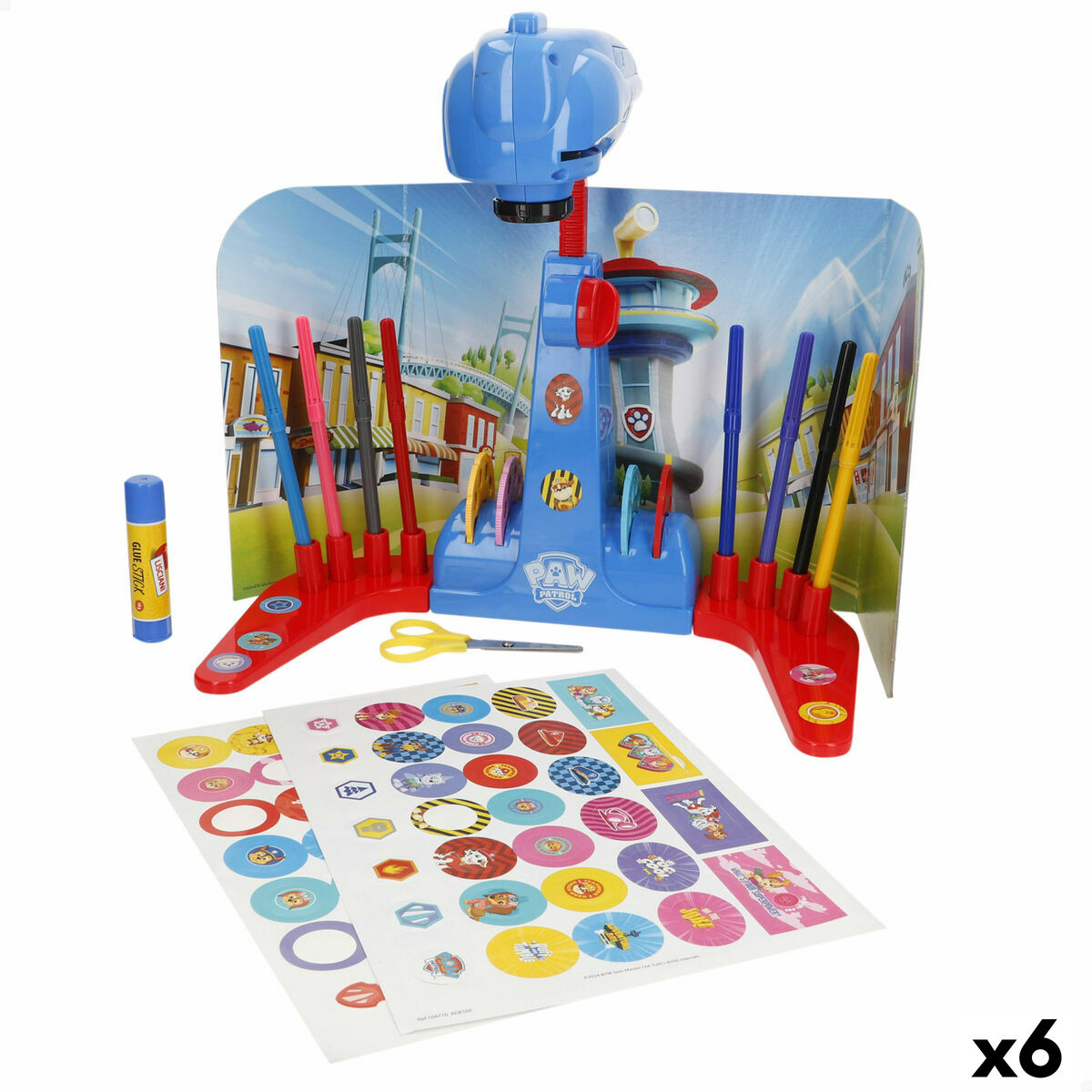 Conjunto de Desenho The Paw Patrol (6 Unidades)