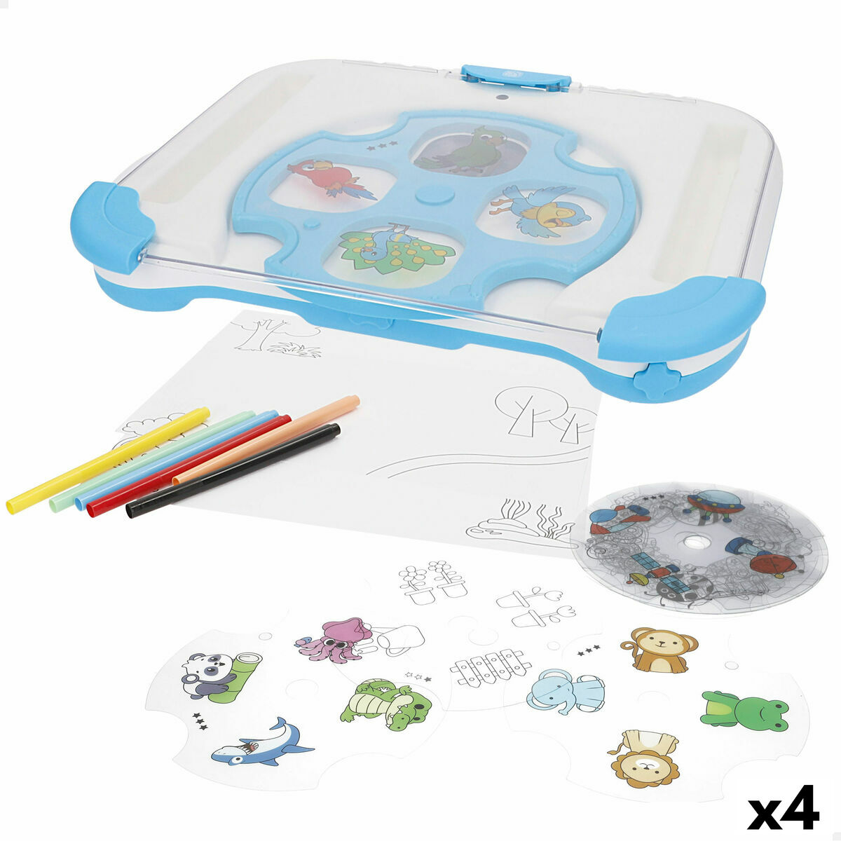 Conjunto de Desenho Colorbaby (4 Unidades)