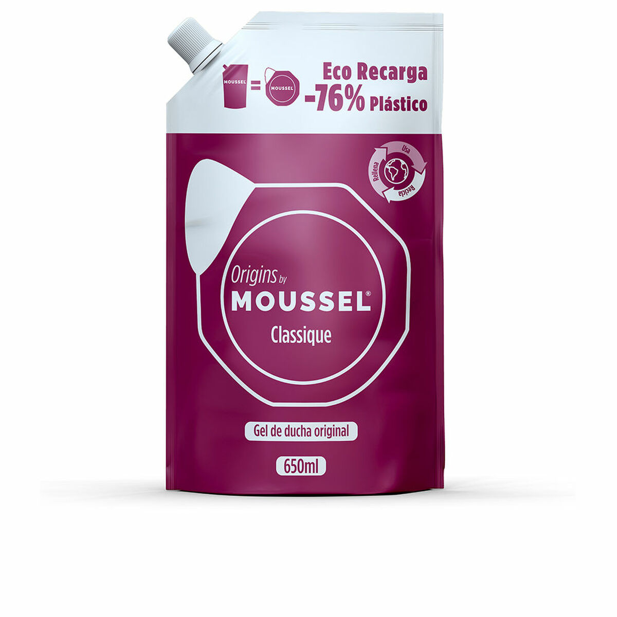 Gel de duche Moussel MOUSSEL GEL 650 ml