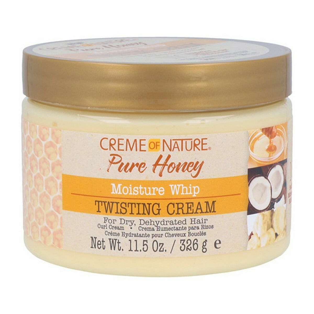 Creme para Definir Caracóis Creme Of Nature PURE HONEY 340 ml