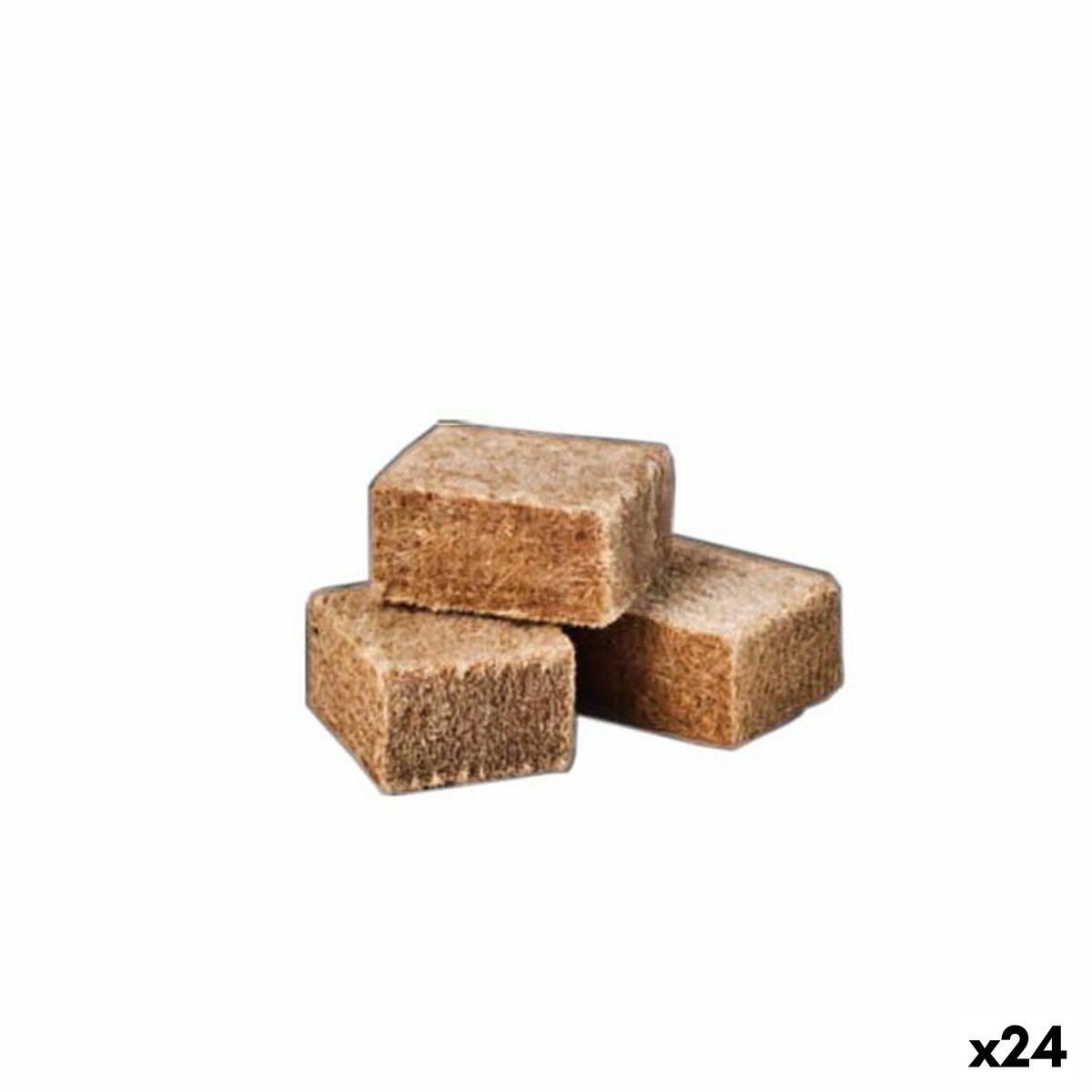 Madeira com Cera para Churrascos Algon Madeira (24 Unidades)