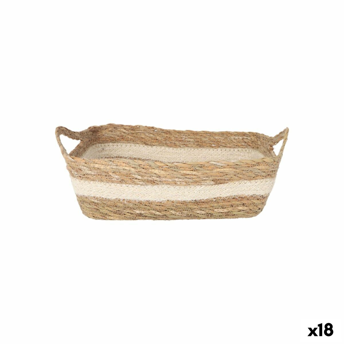 Caixa de Armazenagem Privilege vime 20 x 15 x 7 cm (18 Unidades)