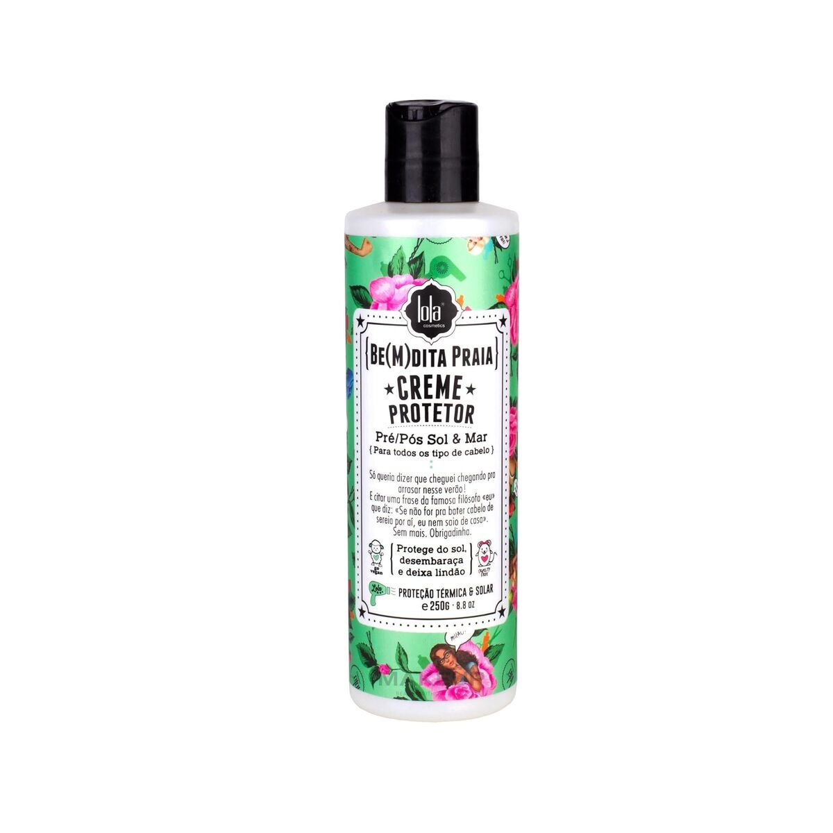Protetor Solar Para o Cabelo Lola Cosmetics Be(M)Dita Praia 230 g