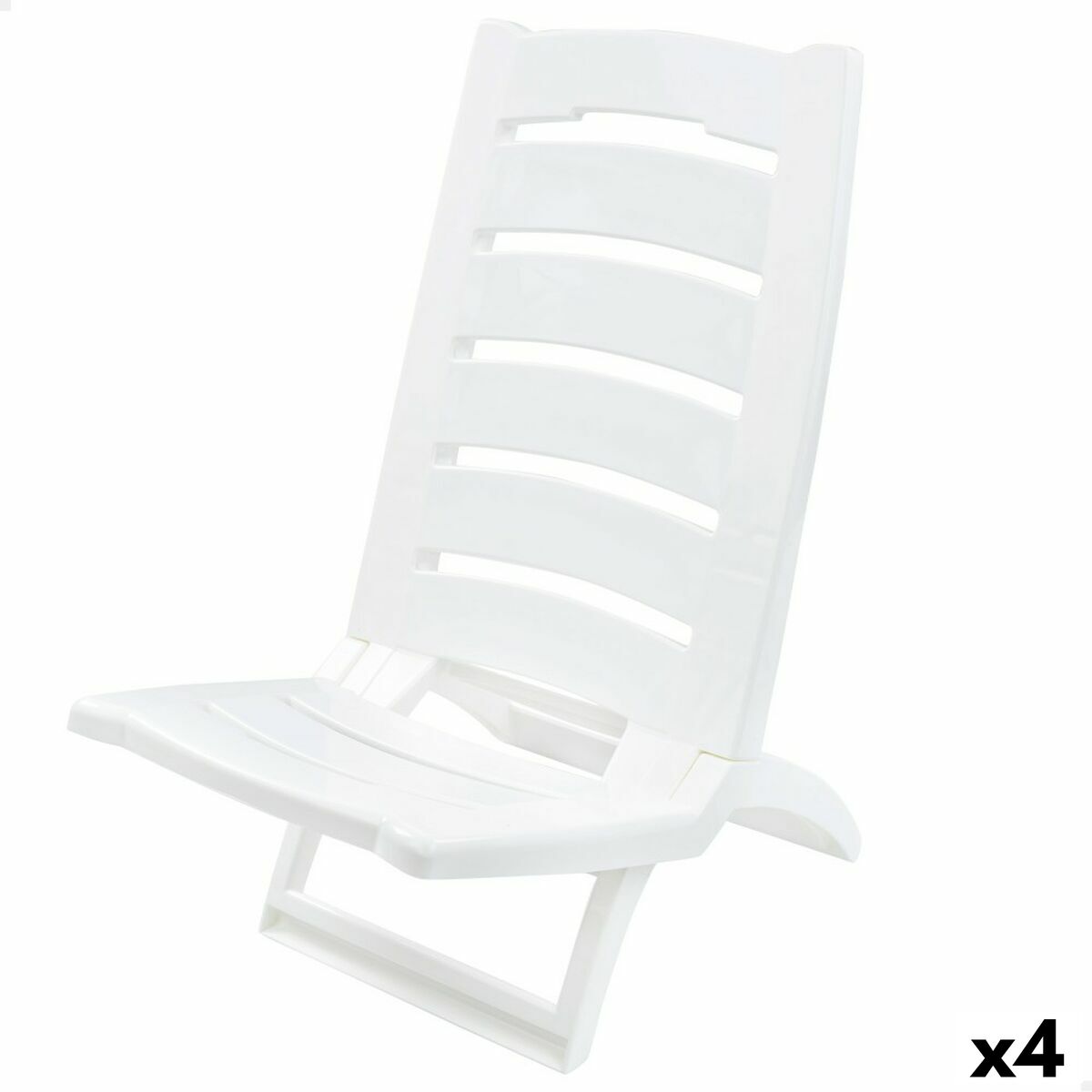 Cadeira de Campismo Aktive 38 x 65 x 36 cm (4 Unidades)