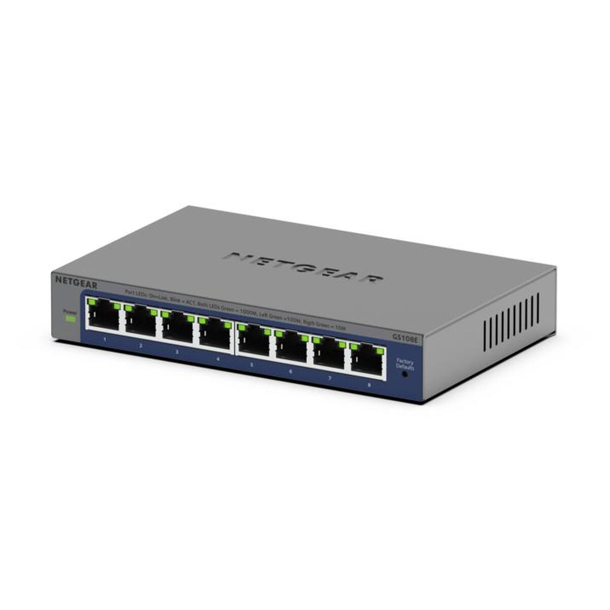 Cabo USB Netgear GS108E-400EUS Cinzento