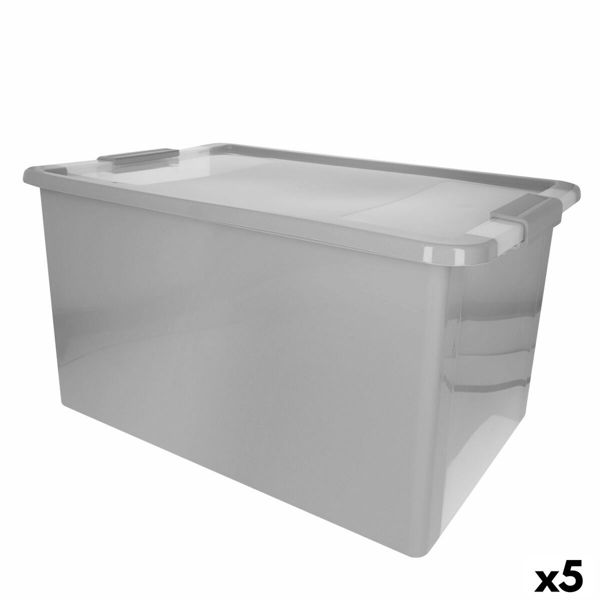 Caixa de Armazenagem Curver Cinzento Plástico 40 L 55 x 28 x 35 cm (5 Unidades)