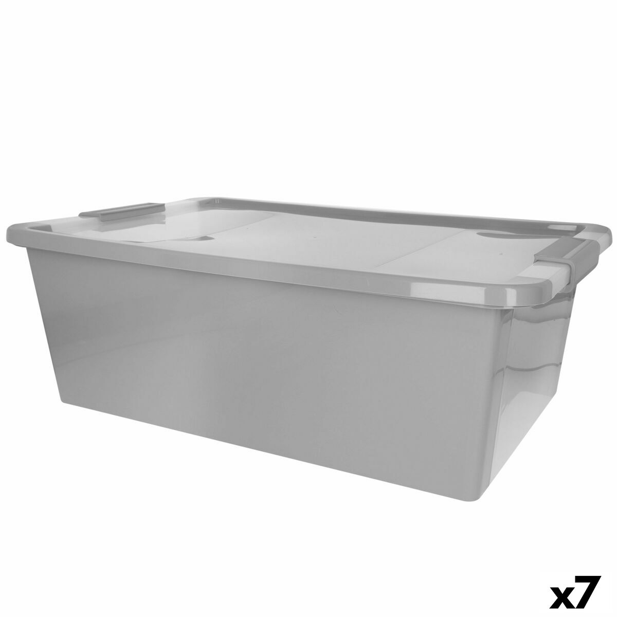Caixa de Armazenagem Curver Cinzento Plástico 26 L 55 x 19 x 35 cm (7 Unidades)