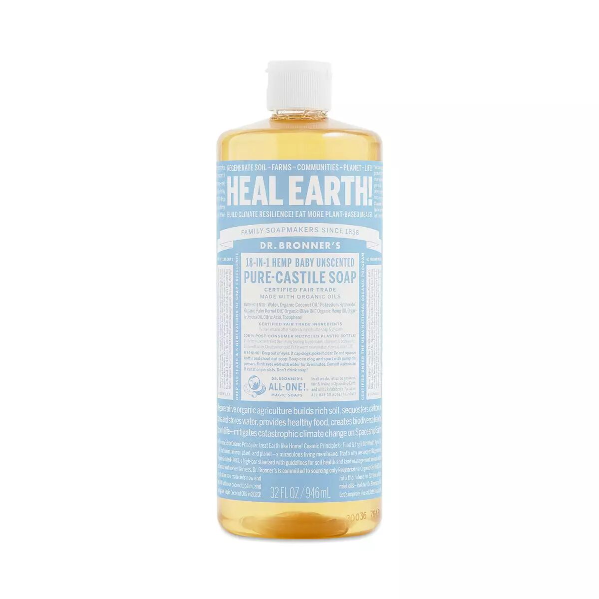 Sabonete de Mãos Dr Bronner's Neutral 945 ml