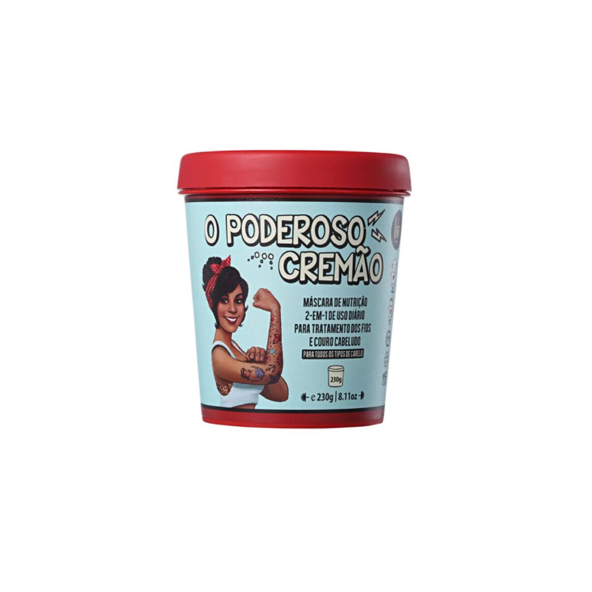 Máscara Capilar Lola Cosmetics O Poderoso Mascarilla 230 g