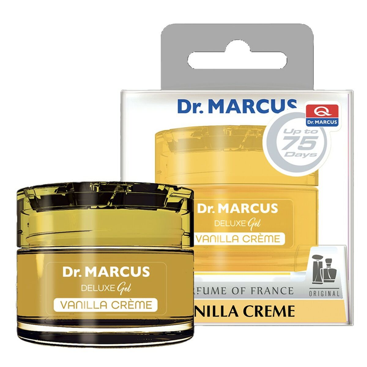 Ambientador Para Automóveis Dr Marcus Deluxe Baunilha 50 ml Plástico Fragância Lata