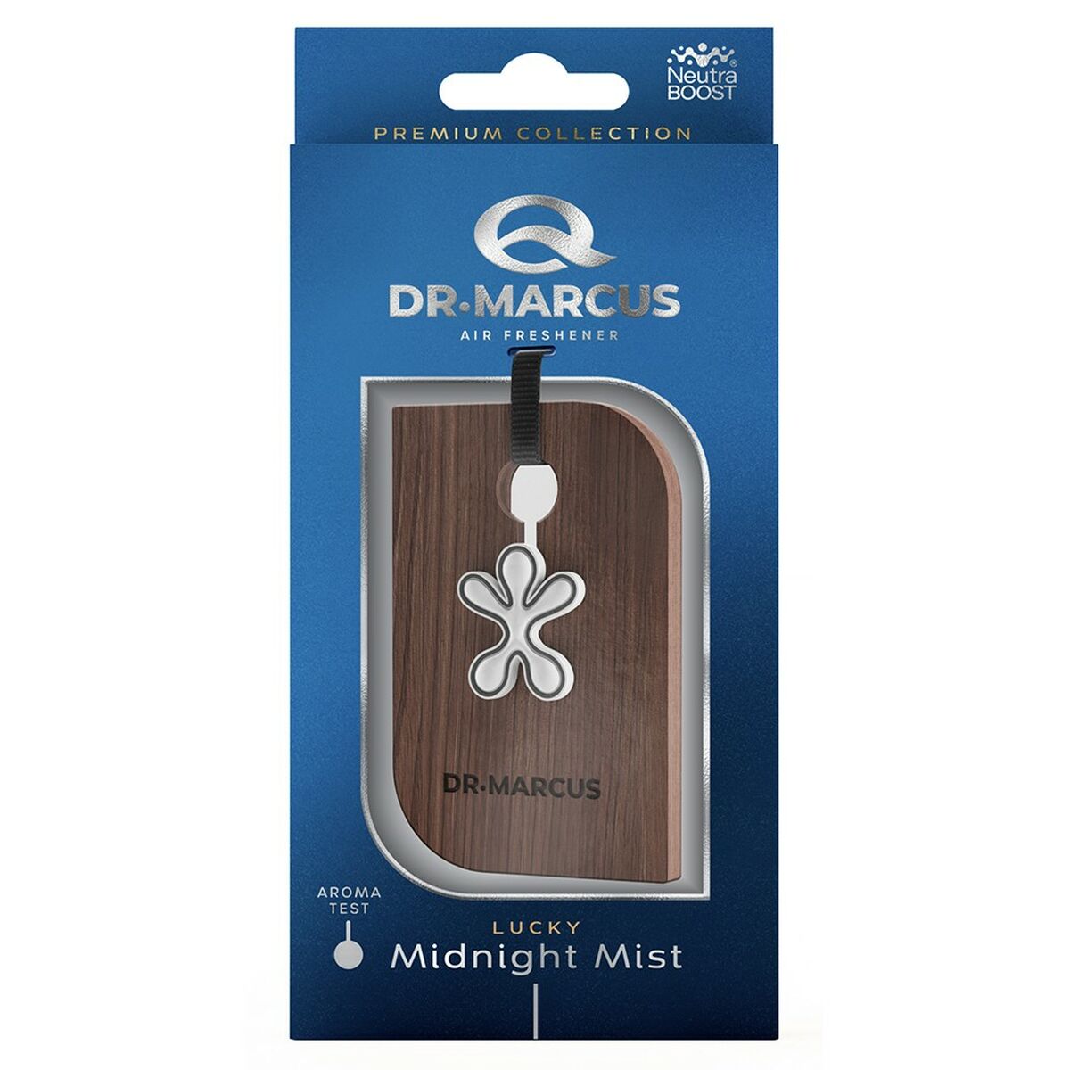 Ambientador Para Automóveis Dr Marcus Lucky Midnight Mist Madeira Plástico Fragância Colar