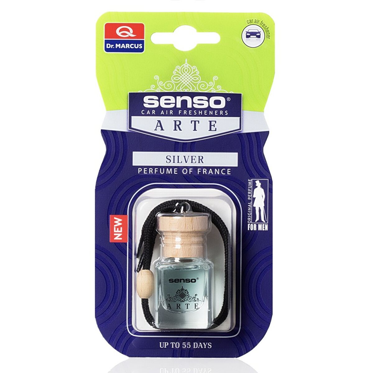 Ambientador Para Automóveis Dr Marcus Arte 5 ml Madeira Vidro Colar