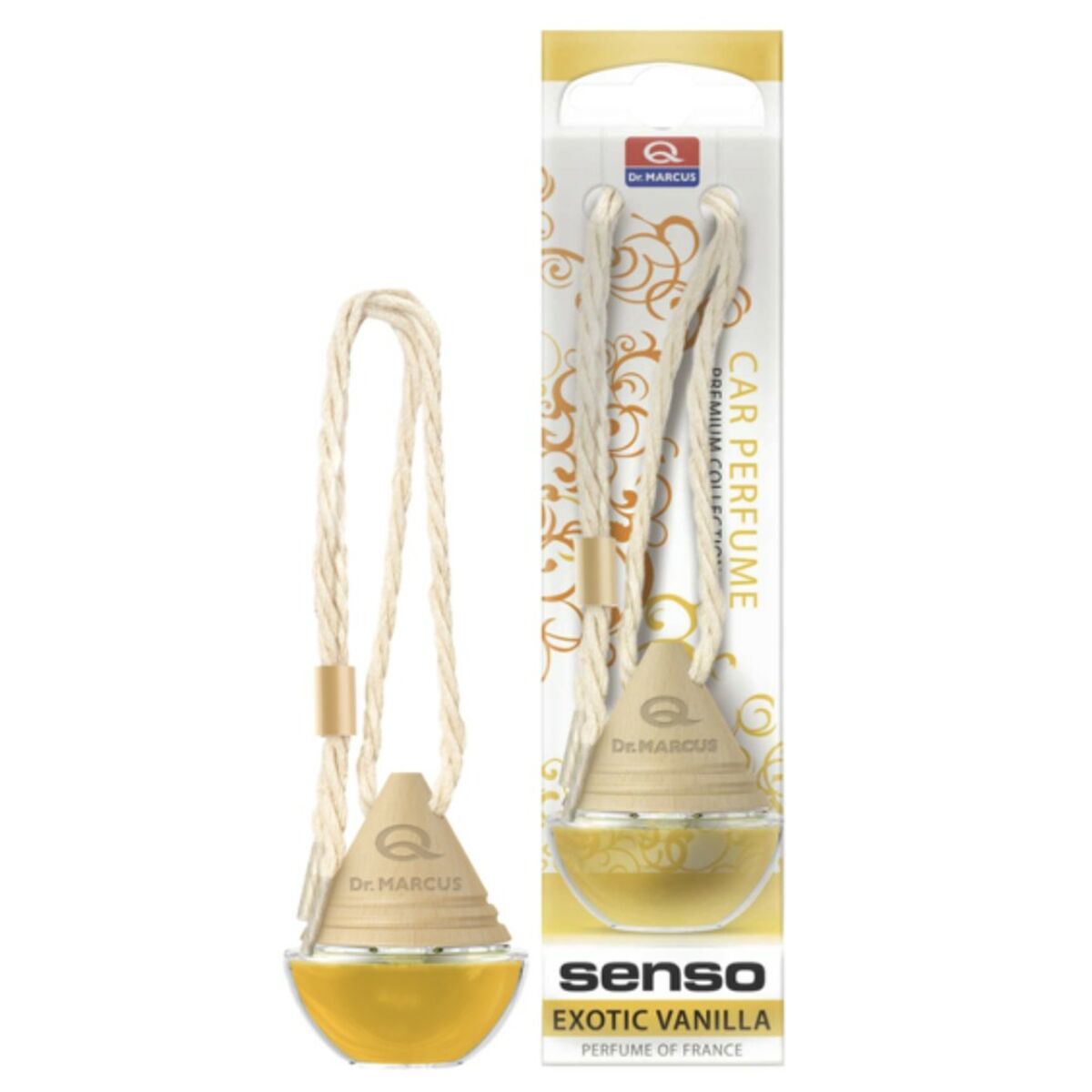 Ambientador Para Automóveis Dr Marcus Wood Baunilha 50 ml Colar