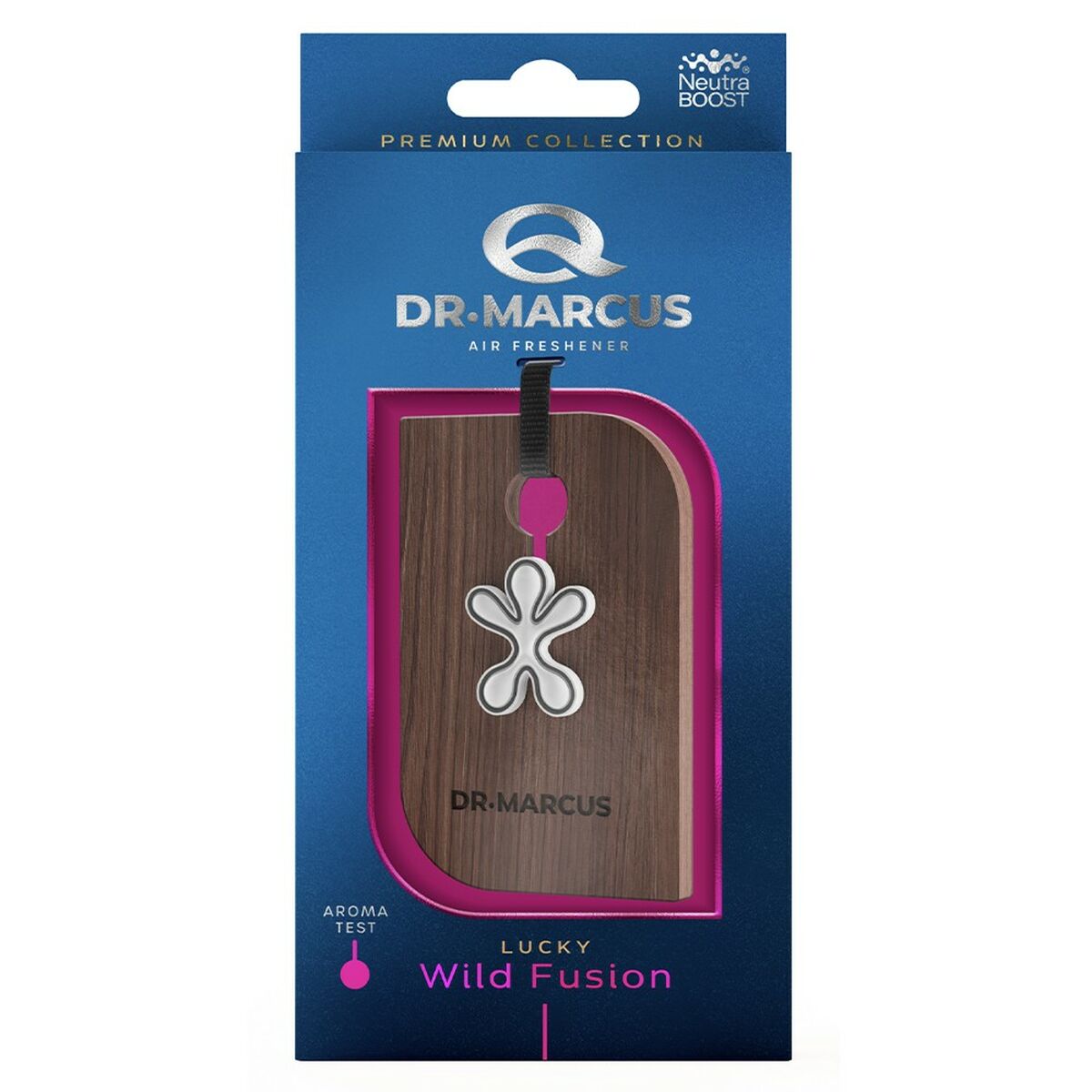 Ambientador Para Automóveis Dr Marcus Lucky Wild Fusion Poliéster Madeira Fragância Colar